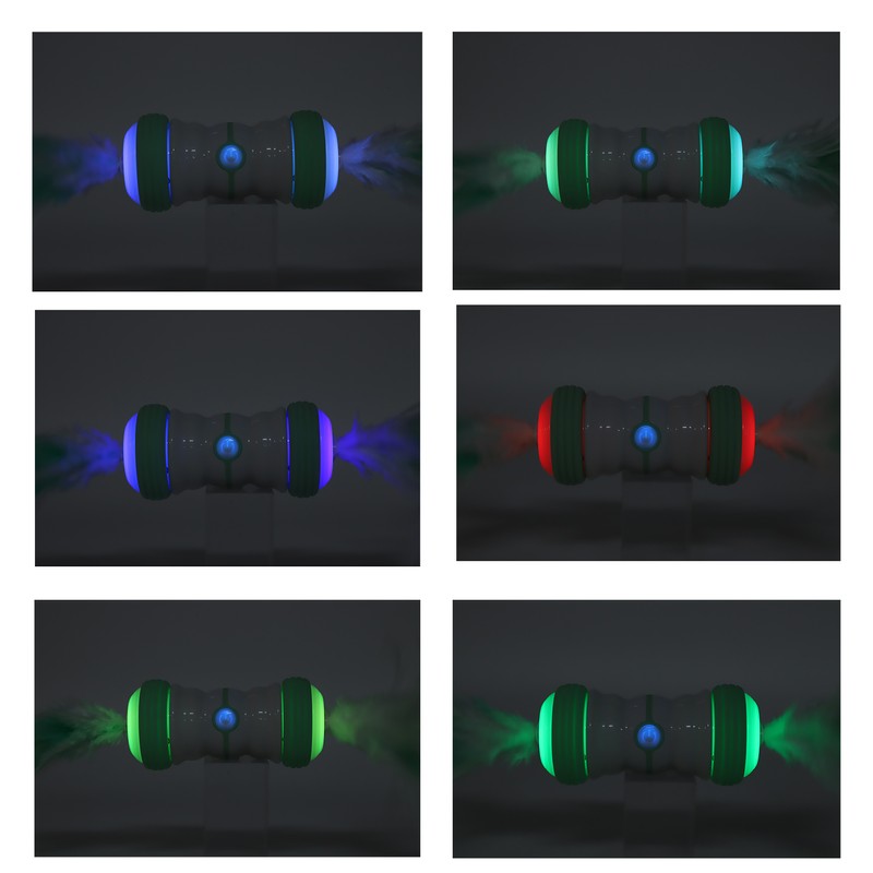 Electric Cat Teaser USB Rechargeable Auto Rotating Cat Toys with