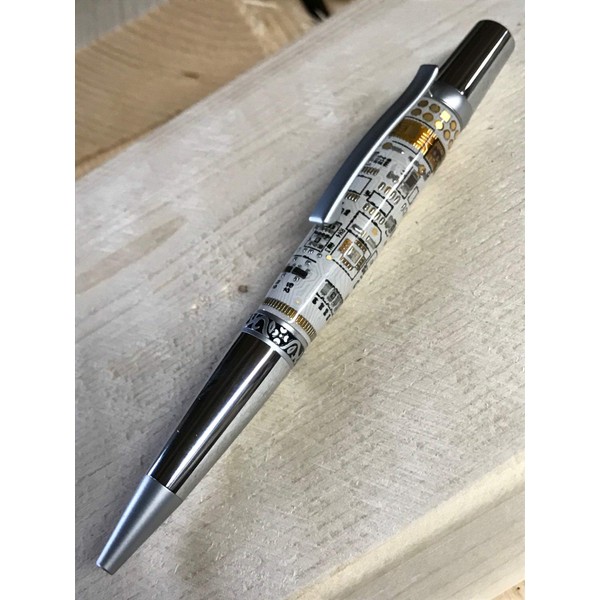 Genuine White Circuit Board Pen Perfect gift for Tech Savy