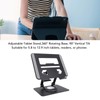 Zopsc Tablet Stand with 360 Degree Rotating Base, Double Rod