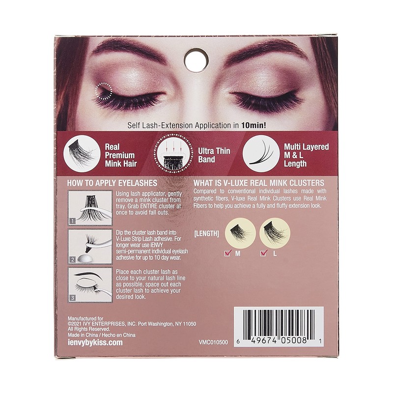 V Luxe by iEnvy Real Mink Clusters