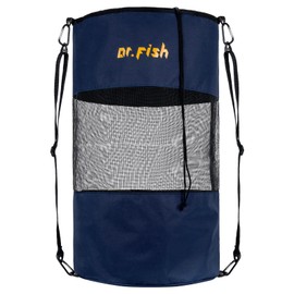 Dr.Fish Boat Trash Bags Outdoor Trash Can Oversize Hoop Mesh Trash Bags Heavy Duty Durable Reusable Boat Garbage Container Boat Cabin Storage for Outdoors Camping Boating Fishing