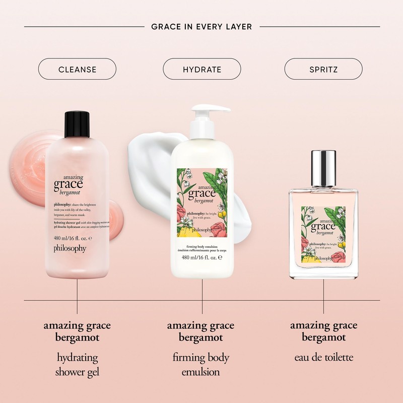 philosophy amazing grace bergamot eau de toilette 2 fl oz