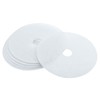 sourcing map Universal Cloth Dryer Exhaust Filter, Cotton 235x37mm White