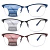 HIYANJN progressive reading glasses for women men No Line Blue