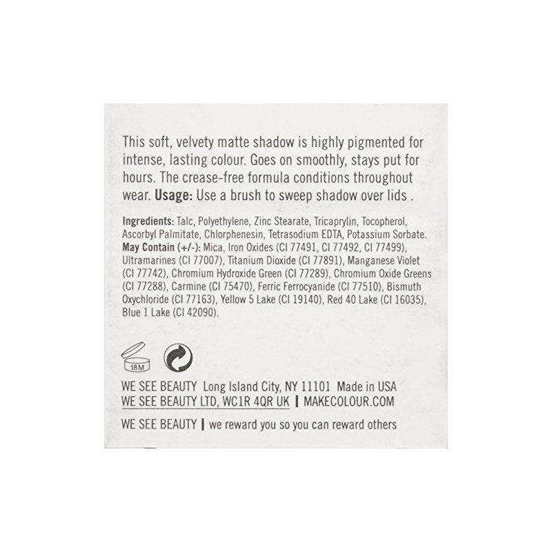 Matte Finish Eye Shadow, Kalahari