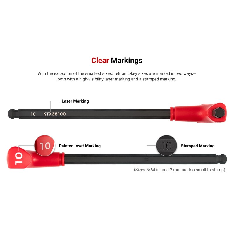 TEKTON 5/64 Inch Ball End Hex T-Handle Key | KTX37078