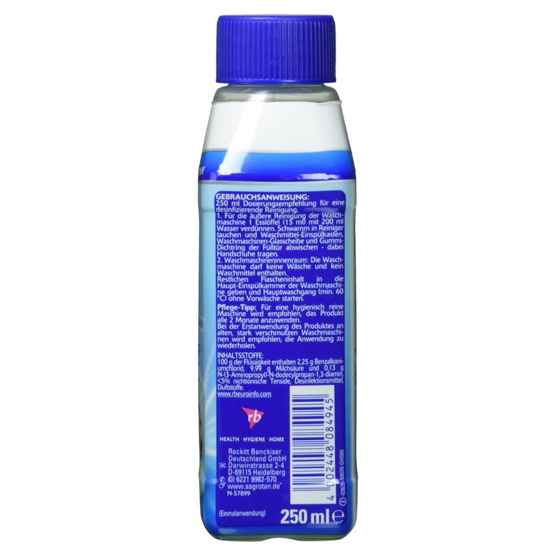 Sagrotan Waschmaschinen Hygiene-Reiniger, 250 ml