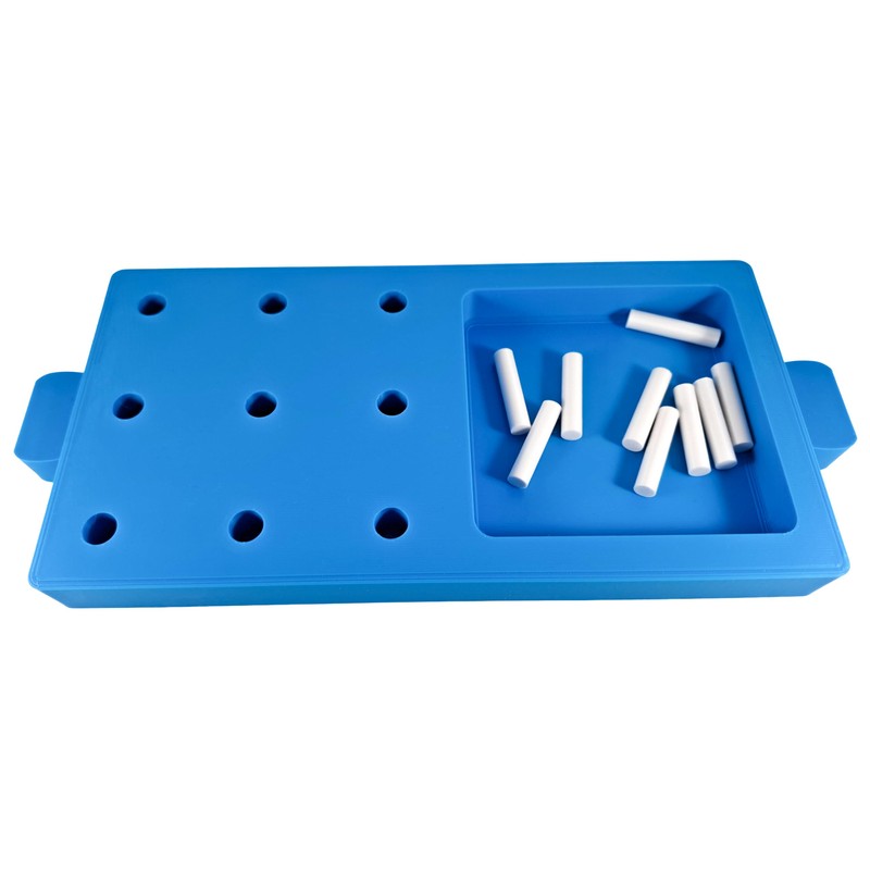 9 Pins Sustainable Plastic Occupational Therapy Nine Hole Peg Test