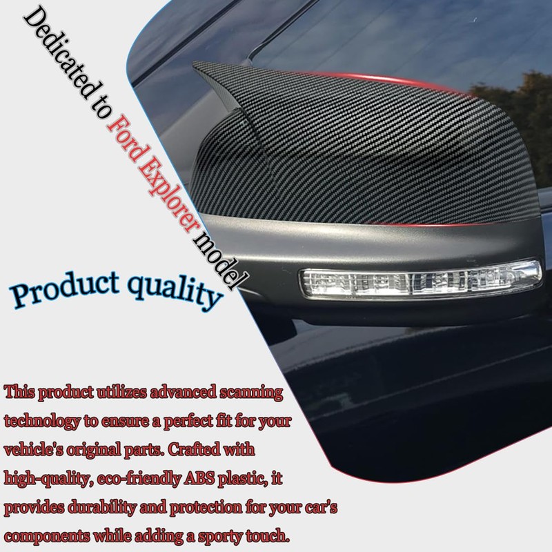 Rear View Mirror Cover, for Ford Explorer 2011 2012 2013