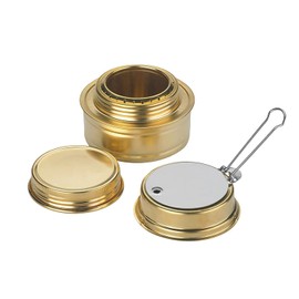 Takeda Corporation ALS21-GD Alcohol Stove, Burner, Camping, Outdoors, Gold, 3.0 x 3.0 x 2.0 inches (7.5 x 7.5 x 5 cm)