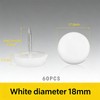 Plastic Feet for Furniture, 60 PCS ChairLeg Floor Protector,18mm Plastic