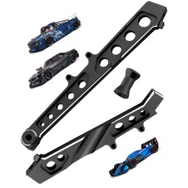 Rcarmumb Alloy Front Rear Chassis Brace Upgrades Part for ARRMA 1/7 Felony 6S BLX,Infraction 6S BLX,Limitless Roller,Aluminum Front Rear Chassis Brace Set Upgrades Part,Replaces ARA320511,Black