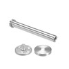 uxcell 2Pcs Wall Mounted Hook Robe Hooks Single Towel Hanger