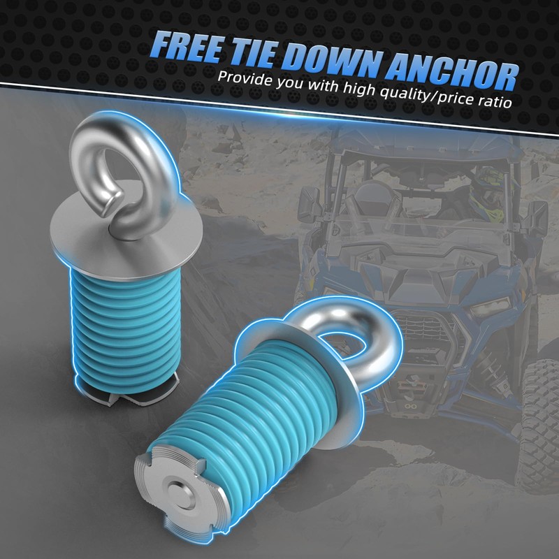 NICECNC Cooler Mounts for Yeti 35 Cooler Compatible with Polaris