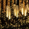 Solar Reed Garden Lights Waterproof LED Garden Stake Lights Decorative