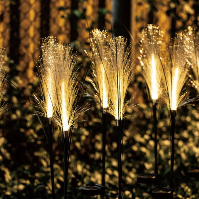 Solar Reed Garden Lights Waterproof LED Garden Stake Lights Decorative