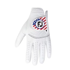 FootJoy StaSof Men's Golf Glove USA Flag Size XL Worn Left Hand