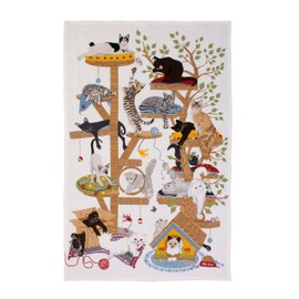 Ulster Weavers Moggie Mayhem Linen Tea Towel