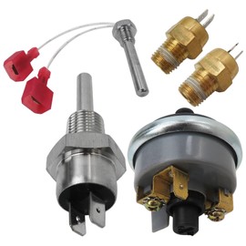 Qblahip Pool Heater Repair Kit for Pentair MasterTemp & for Max-E-Therm - 5pc Set w/Sensor, Thermistor, Switches (42002-0024S etc.)