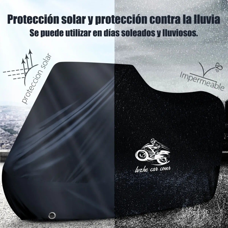 Funda Motocicleta Impermeab Grueso Cubiertas Para Moto