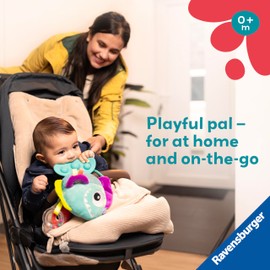 Ravensburger Play+ Pop-it Blue Piranha - New Born Sensory & Development Baby Toys 0-6 Months - Infant Gifts