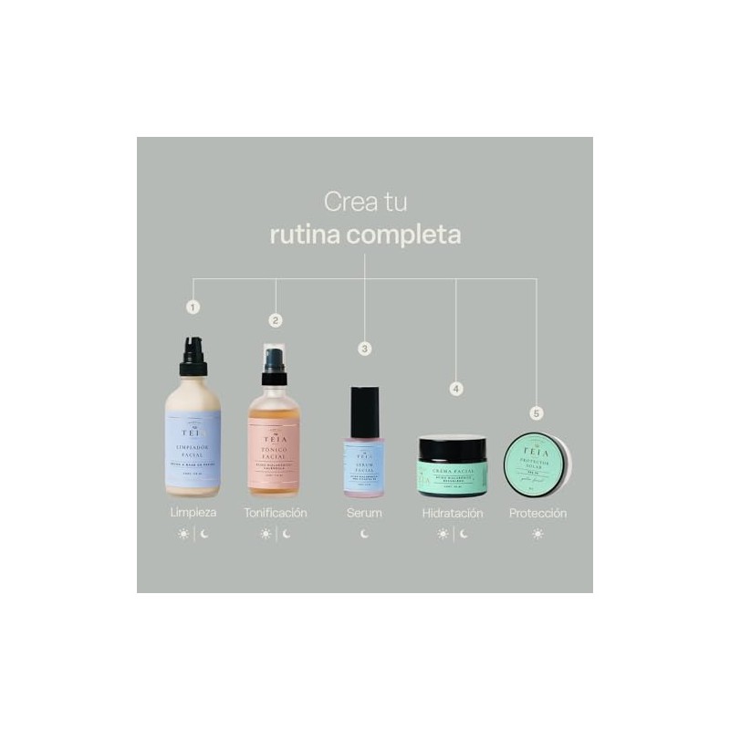 TEIA COSMETICOS Serum de Ácido Hialurónico Hidratante - 95.01% Ingredientes