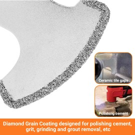 PECHAM 9PCS Diamond Oscillating tool Accessories, Multi Tool Blades Kits for Grout Removal and Soft Tile Cut, Fit Porter Cable Black & Decker Rockwell Ridgid Ryobi Milwaukee Chicago Craftsman