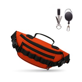 Thujopsis Fishing Bag, Eging Bag, Mountain Stream Fishing, Fly Fishing, Boat Fishing, Offshore Jogging, Body Bag, Hip Bag, Compact, Small, Waterproof, Mountain Climbing, Cycling, Touring, Unisex, 3