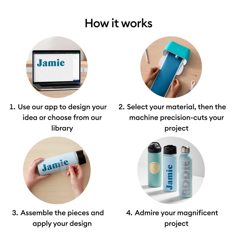 Cricut Joy Smart Cutting Machine | Writable Vinyl Starter Kit