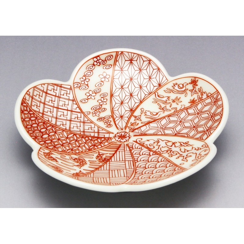 Arita Pottery 97132 Koraku Kiln Bean Plate Small Plate, Diameter