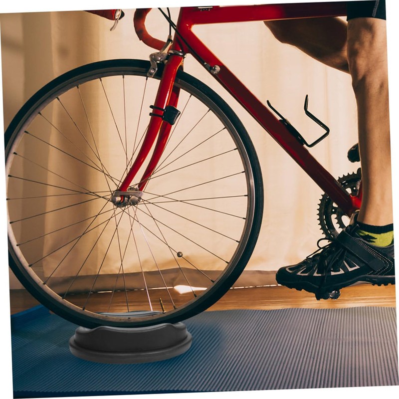 BIUDECO Bike Wheel Support Pad 2pcs Front Wheel Riser Blocks