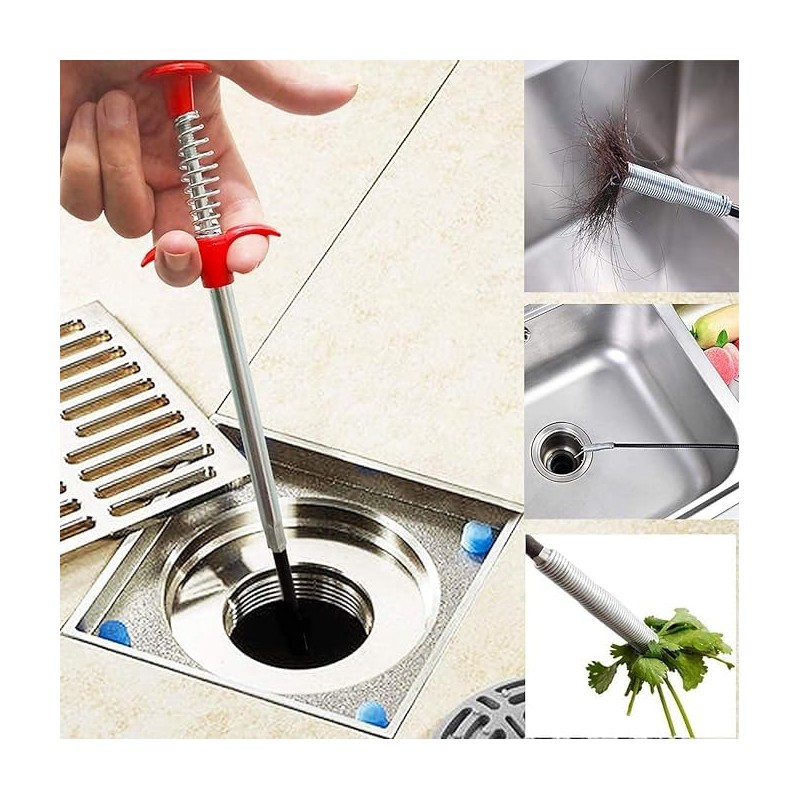 Flexible Plumbing Grabber Claw Pick Up Reacher Tool With 4