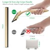 LPOLER Stainless Steel Squeegee for Shower Doors, All-Purpose Shower Squeegee