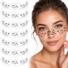 Halloween Bat Freckle Face Temporary Tattoos Stickers for Cosplay Makeup