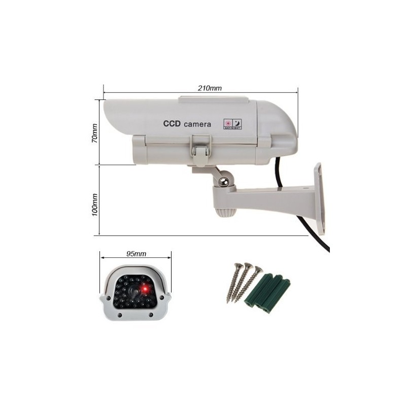 BW Solar Power Indoor/Outdoor Professional Design Dummy IR LED Light
