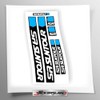 Stickersland Set of 7 Mixed Metal Plastic Stickers for SR