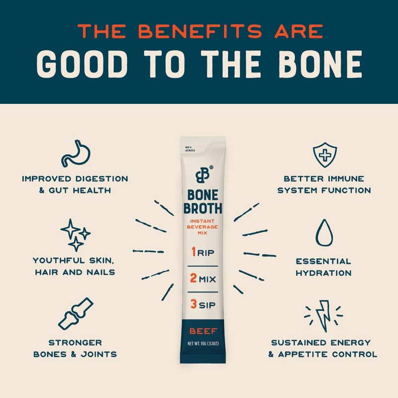 Bare Bones Beef Bone Broth Instant Powdered Mix | Rich