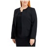 Le Suit Women's Plus Size Jacket/Dress Suit, Black, 20W