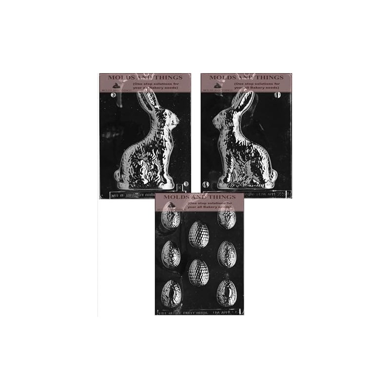 Easter Egg chocolate candy mold, Easter Bunny Chocolate candy Mold