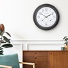 La Crosse Technology 404-89027-INT 18-inch Indoor/Outdoor Brown Atomic Analog Wall