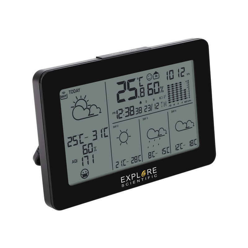 Explore Scientific WSH4103 Stazione meteorologica smart Wifi, sincronizzazione automatica dell'ora,
