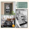 Surblue Hanging 3-Shelf Closet Organizer Pocket Collapsible Washable Oxford Fabric