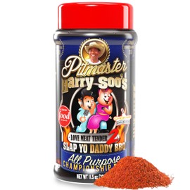 Slap Yo Daddy BBQ Rub, Love Meat Tender – Championship AP Seasoning for Smoking & Grilling From Pitmaster Harry Soo - All Purpose BBQ Rub - No MSG, Gluten-Free - 12 oz
