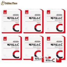Korea Eundan Megadose C Vitamin C 3000 60 packets 6 boxes 12 months supply high content G (29414865) / 고려은단 메가도스C 비타민C 3000 60포 6박스 12개월분 고함량 G (29414865)