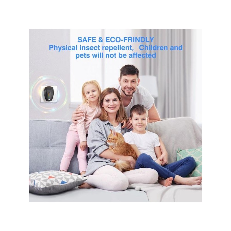 2024 Upgraded Version Ultrasonic Pest Repeller Indoor Ultrasonic Repellent for