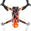 MightySkins Skin Compatible with Parrot Bebop 2 - Hot Flames