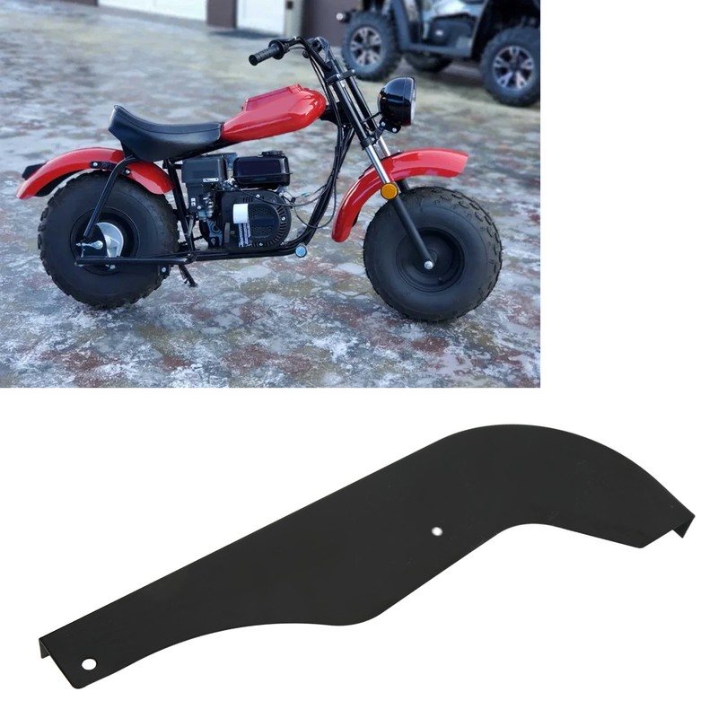 Mini Bike Chain Sprocket Cover Guard Black Aluminum Alloy Replacement