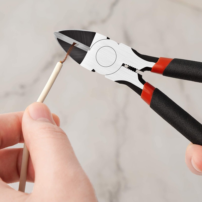 BOENFU Precision Wire Cutter, 6 Inch Wire Flush Cutters 5-Pack