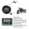 GPS Speedometer Odometer, 52mm Digital Waterproof Adjustable Speed Gauge for