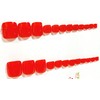 Ruby Red Press-on Toenails - 24 Pieces - Artificial Nail